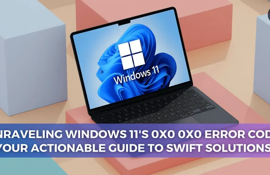 Unraveling Windows 11’s 0x0 0x0 Error Code Your Actionable Guide to Swift Solutions